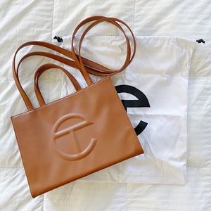 MEDIUM TAN TELFAR BAG